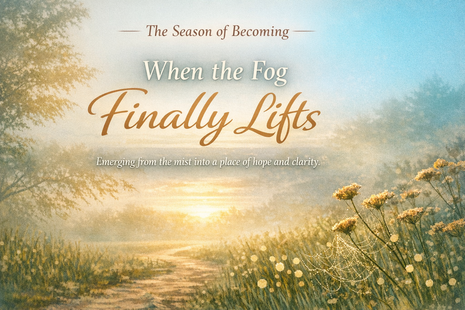 When the Fog Finally Lifts